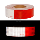 Self Adhesive Prismatic White Red High Visibility Reflective Tape For Truck