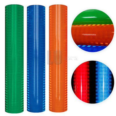 Filme de cobertura reflexiva EGP de alto desempenho Estrutura micro prismática imprimível rasgável para sinais de alerta de segurança no trânsito