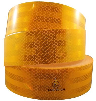 Personalizado para impressão de alta intensidade prismático diamante conspicuidade Dot-C2 à prova dwaterproof água pet aviso adesivos fita reflexiva