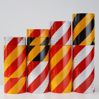 V-RETRO Reflective Sheeting Barrier Caution Tape Reflective Sticker Black Yellow Reflective Hazard Warning