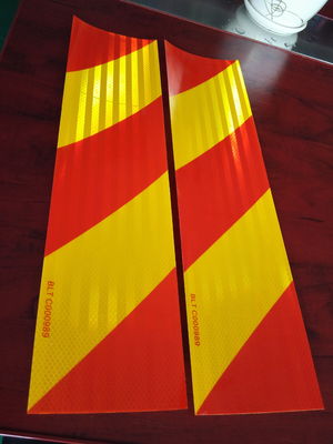 Treflector Truck Safety Tape Printable Reflective Rear Marking Plates Stickers Prismatic Reflective Sheeting Material