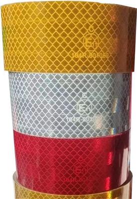 5cm * 50m RTLITE Super Adesivo Metalizado ECE 104R Fita Reflexiva de Aviso de Segurança para Caminhões Pesados