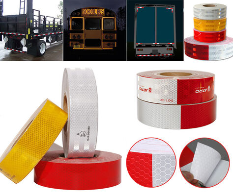 Rolo de rádio autoadesivo de grau de diamante, 2 tamanhos, 3-5 anos, mais qualidade, fita reflexiva retrô ece, micro prismático, pet