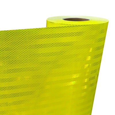 5cm cinta 3m reflexivo 8910a bicicleta refletor micro prismático DOT-C2 fluorescente limão amarelo verde fita reflexiva para caminhões