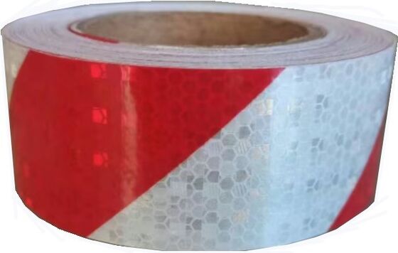 20cm * 50m Amarelo e Preto PVC Material Reflexivo Imprimível Fita de Listra de Treliça de Cristal de Favo de Mel para Veículos de Carro e Caminhão
