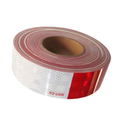 Fita de marcação retrorrefletiva de alta visibilidade de 2"X150 pés, adesivo DOT C2 para reboque