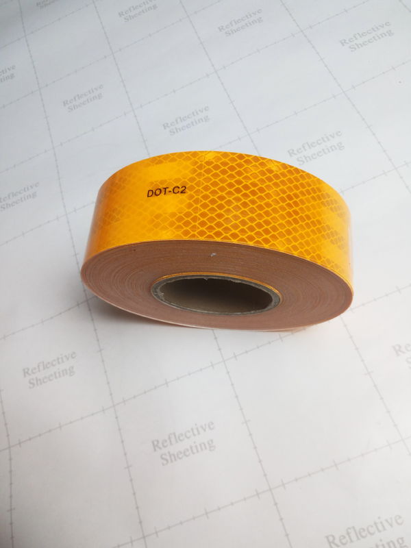 Veículo de alta visibilidade DOT-C2 Conspicuidade Material refletor Adesivo de fita 5CM Para sinais de trânsito personalizados