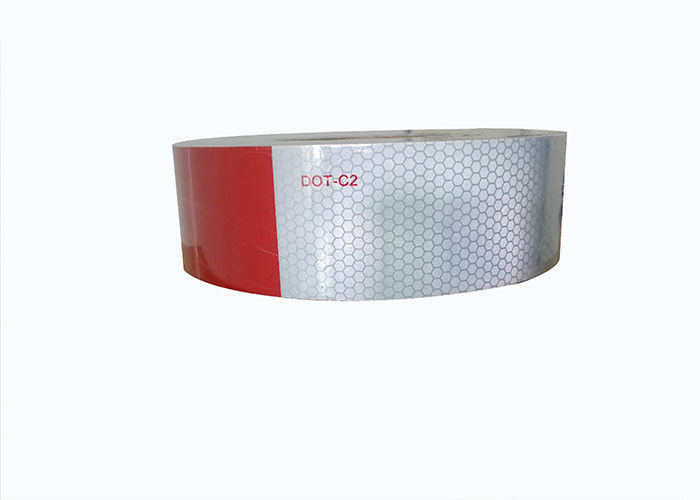 Fita reflexiva do ponto infravermelho retro super da luz da bicicleta para o material acrílico do poliéster dos reboques