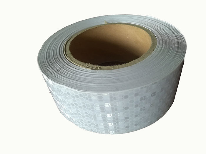 Da segurança vermelha fina prismático do ponto da categoria do diamante fita reflexiva para o PVC dos carros dos caminhões de reboques