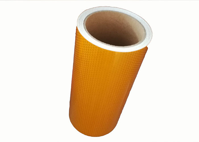 Segurança reflexiva vermelha amarela branca dos materiais dos sinais de estrada da visibilidade alta para reboques 10 anos de vida