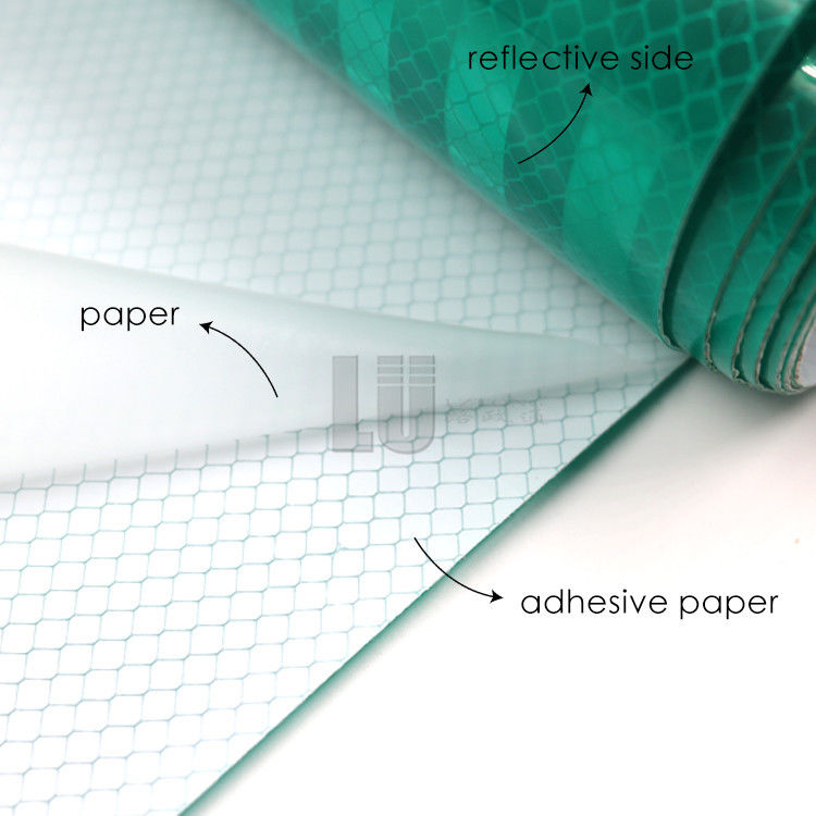 HIP PMMA Grau Prismático Refletor Folha de Vinil Retro Impressível Para Sinais de Segurança de Alta Distância