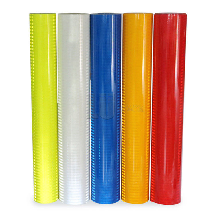 1.22m*45.7m Self Adhesive EGP Engineer Grade Prismatic Yellow Retro Film para sinais de trânsito