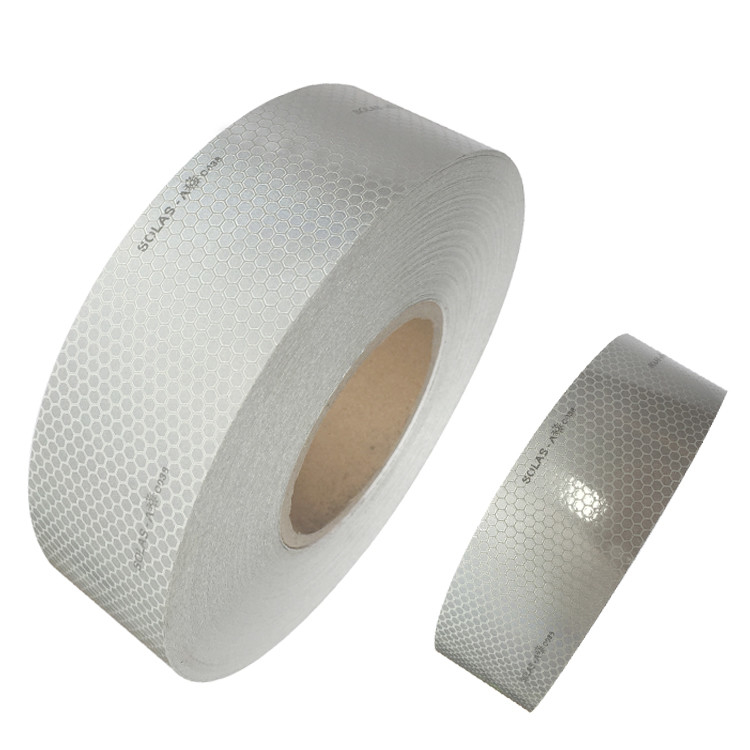 SOLAS High Visibility Waterproof Reflective Strip Stickers Roll de fita adesiva marinha auto-aderente para segurança na água
