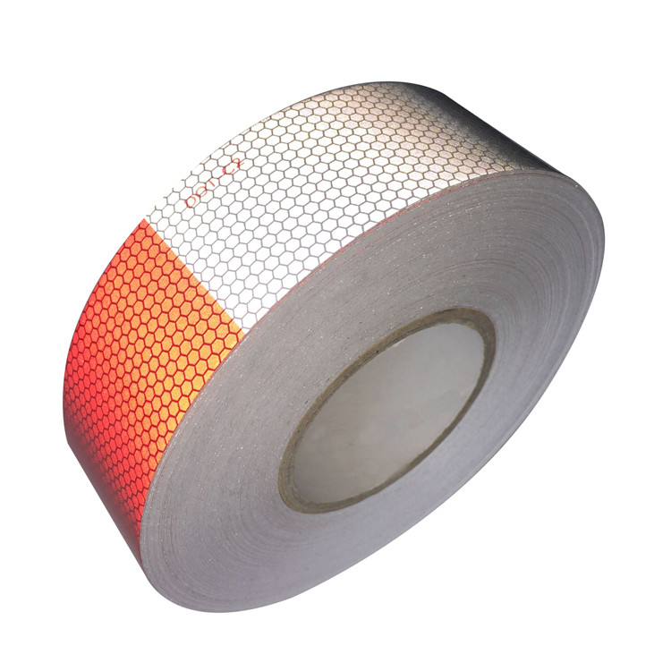 Polegada de prata vermelha X de Dot Reflective Tape Placement 6 do favo de mel 6 polegadas para o carro do caminhão