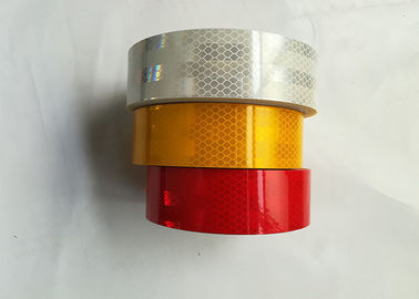 Yellow White Red Reflective Conspicuity Tape E-Marks For Trucks Cars 5cm*45.7m