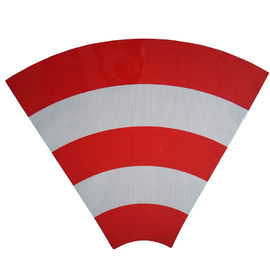 Visibilidade alta folhas reflexivas coloridas da fita para a luva Flexiable imprimível do cone dos veículos