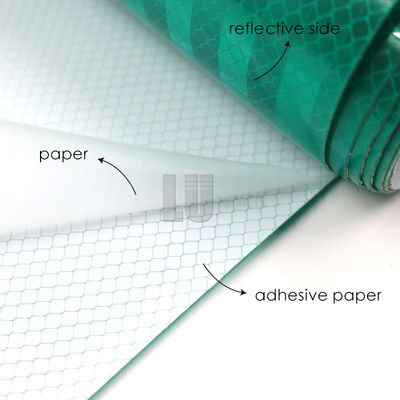 HIP PMMA Grau Prismático Refletor Folha de Vinil Retro Impressível Para Sinais de Segurança de Alta Distância