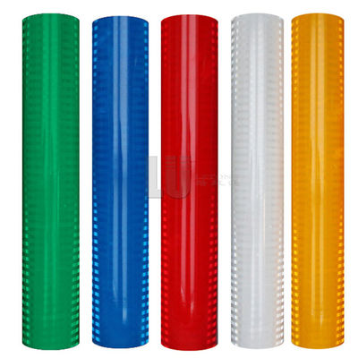 PMMA HIP sinalização de trânsito de alta intensidade micro prismático segurança Retro filme amarelo folha refletora