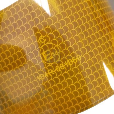Adesivo refletivo para caminhão SASO2913 amarelo de alta visibilidade, altamente viscoso, 2'', 3'', 4''