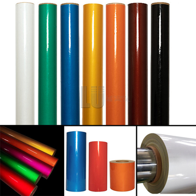 LU Impermeável Branco de Segurança de Corte Plotter Material Reflectivo Vinil Adesivo Vinil Reflectivo Conspicuidade Rolo de filme reflectivo