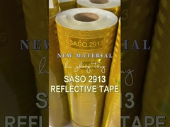 Tela refletiva metalizada SASO 2913 amarelo certificado ECE para a Arábia Saudita