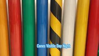 Etiqueta reflexiva autoadesiva da fita dos grânulos de vidro RA2 para sinais da luva do cone da barreira de tráfego